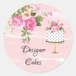 Cake Bakkerij Zakelijke Sticker