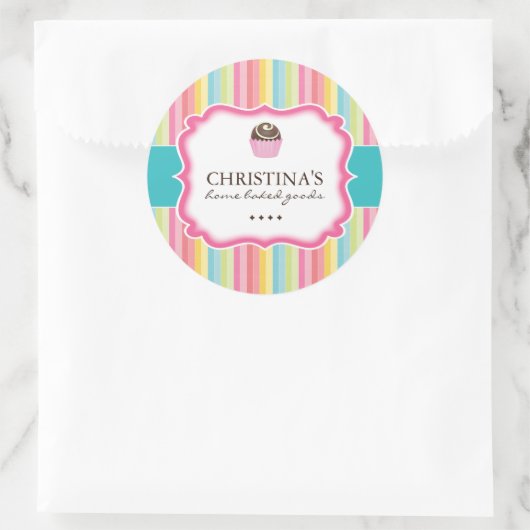 Cake Balls - Verpakking Stickers (Tas)