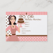 Cake Beauty Visitekaartje (Achterkant)