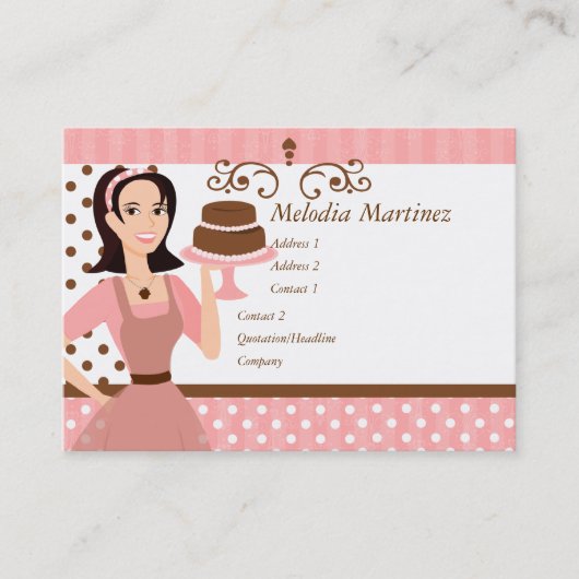 Cake Beauty Visitekaartje (Voorkant)