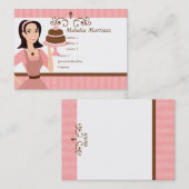Cake Beauty Visitekaartje (Voorkant / Achterkant)