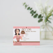 Cake Beauty Visitekaartje (Staand voorkant)