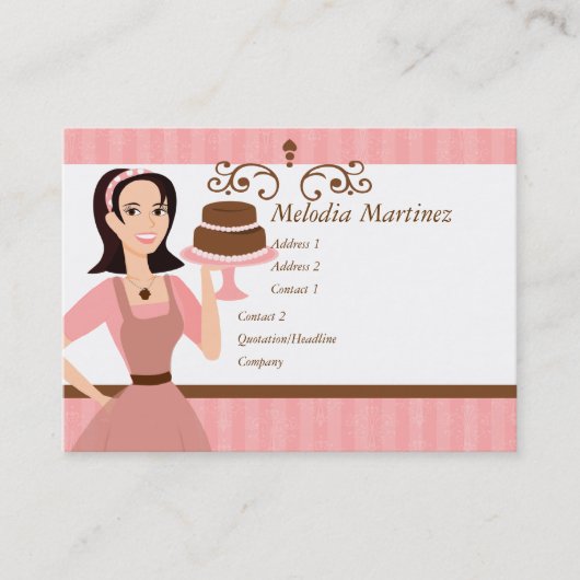 Cake Beauty Visitekaartje (Voorkant)