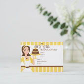 Cake Beauty Visitekaartje (Staand voorkant)