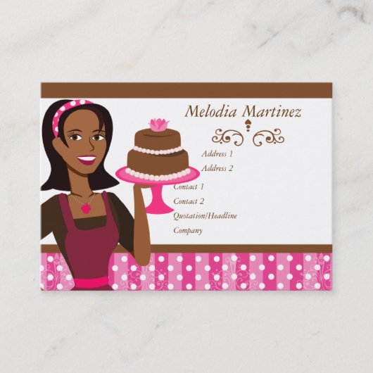 Cake Beauty Visitekaartje (Voorkant)