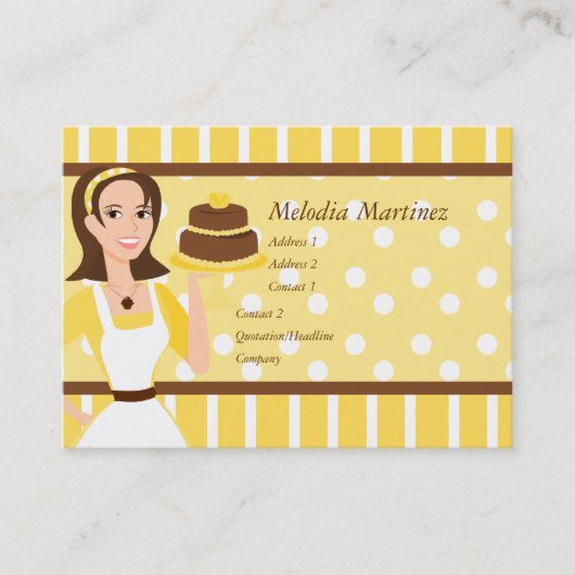 Cake Beauty Visitekaartje (Voorkant)