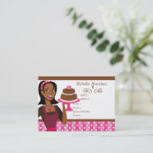 Cake Beauty Visitekaartje (Staand voorkant)