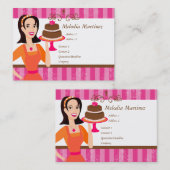 Cake Beauty Visitekaartje (Voorkant / Achterkant)