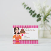 Cake Beauty Visitekaartje (Staand voorkant)