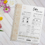 Cake Bestellen Van Bakkerij Kleine Bedrijven Bruil Flyer<br><div class="desc">Verhoog uw bakkerijbedrijf met onze elegante, aanpasbare bestelvorm sjabloon, met gouden bakkerijpictogrammen op een verfijnde warmbeige achtergrond. Deze sjabloon helpt u uw bakkerijbestellingen efficiënt te volgen en te beheren, betalingsmethoden (contant of elektronisch) te schatten, cakevormen te definiëren en nog veel meer, waardoor het bestelproces voor zowel u als uw klanten...</div>