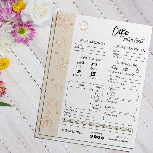 Cake Bestellen Van Bakkerij Kleine Bedrijven Bruil Flyer