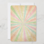 Cake Birthday Party Invitations Kaart (Achterkant)