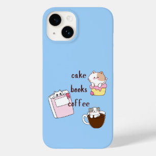 Cake Boeken Koffie Case-Mate iPhone 14 Hoesje