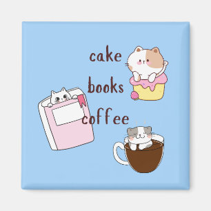 Cake Books Koffie Magneet