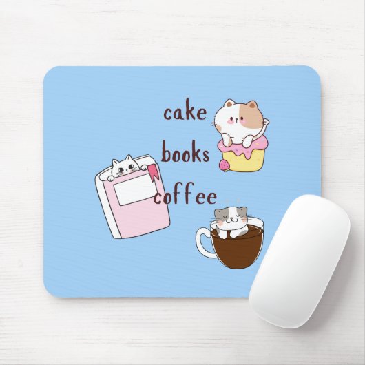 Cake Books Koffie Muismat (Met muis)