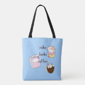Cake Books Koffie Tote Bag (Achterkant)