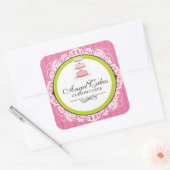 Cake Box Verpakking Stickers (Envelop)