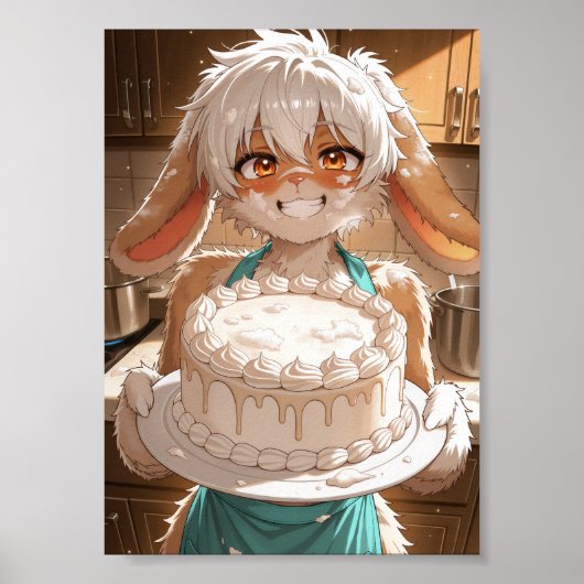 Cake Bunny 1 Poster (Voorkant)