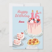 Cake Carnaval: Een zoete 16e verjaardagskaart Kaart (Voorkant)