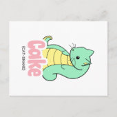 Cake (Cat +Snake) Briefkaart (Voorkant)