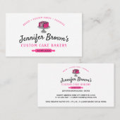 Cake Catering Bakery Pastry Chef Visitekaartje (Voorkant / Achterkant)