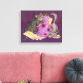 Cake Cats Collectie Canvas Afdruk (Insitu (Woonkamer))