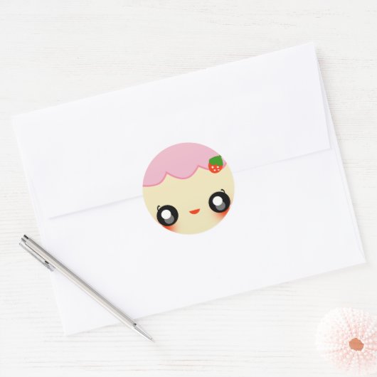 Cake Chan Ronde Sticker (Envelop)