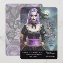 Cake & Chaos, Paarse Goth Tiener Meisje Verjaardag