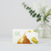 Cake Chef-Visitekaartjes Visitekaartje (Staand voorkant)