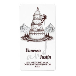 Cake Climbers Wedding Etiket