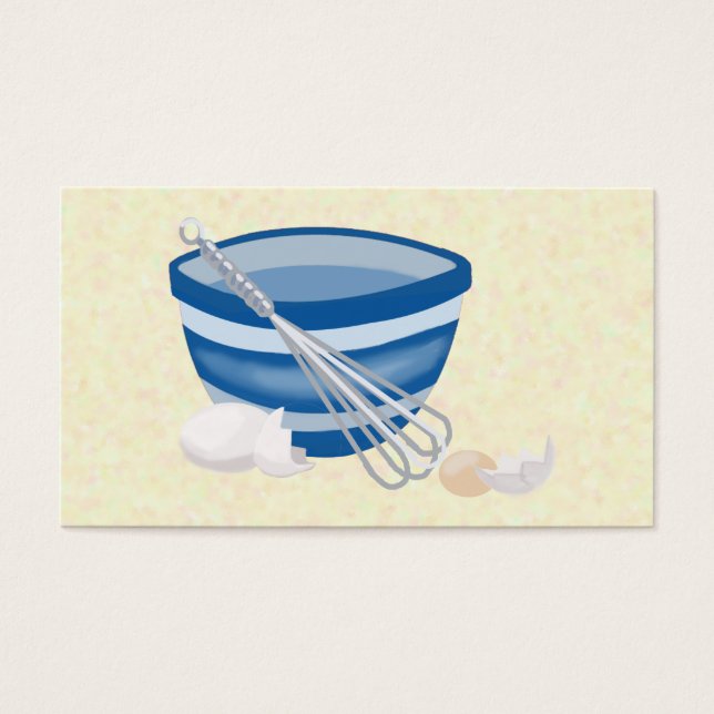 Cake cook visitekaartjes (Voorkant)