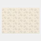 Cake Cotton Snoep Patroon Inpakpapier Vel (Voorkant 3)