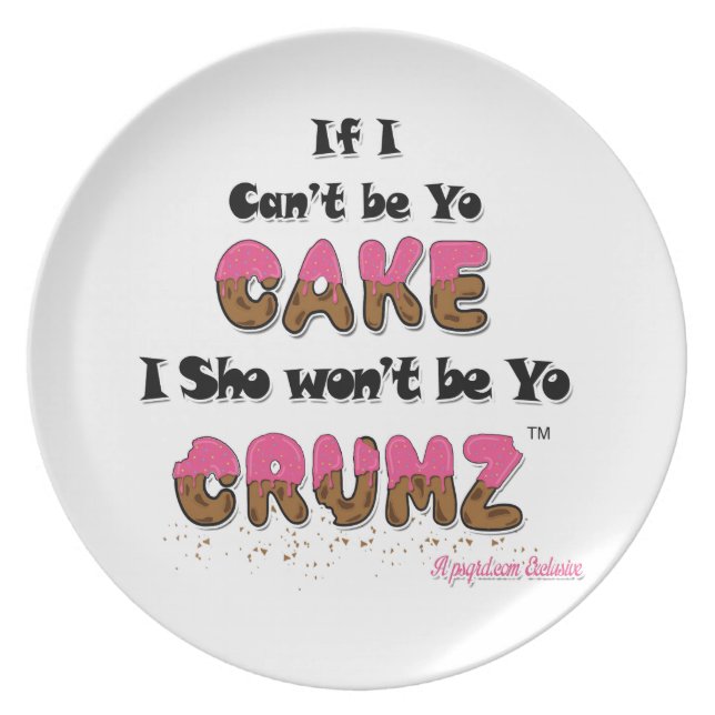 Cake Crumz Melamine+bord (Voorkant)
