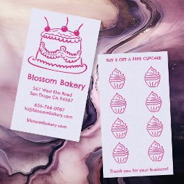 Cake Cupcake Bakkerij Dessert Catering Beloningen Klantenkaartje