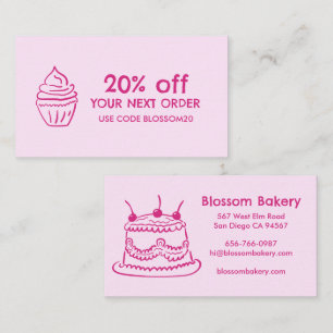 Cake Cupcake Bakkerij Dessert Catering Beloningen Kortingskaartje