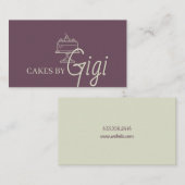 Cake Cupcakes Bakery Visitekaartje (Voorkant / Achterkant)