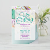 Cake Cutting Celebration | Maatschappelijke gebeur Kaart (Staand voorkant)