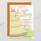 Cake Cutting Celebration | Maatschappelijke gebeur Kaart (Voorkant / Achterkant)