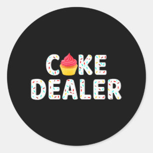 Cake dealer bakken Cupcakes Cake Frosting Ronde Sticker