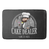 Cake Dealer Funny Bakery Owner Gag Badmat (Voorkant)