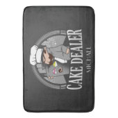 Cake Dealer Funny Bakery Owner Gag Badmat (Voorkant Verticaal)