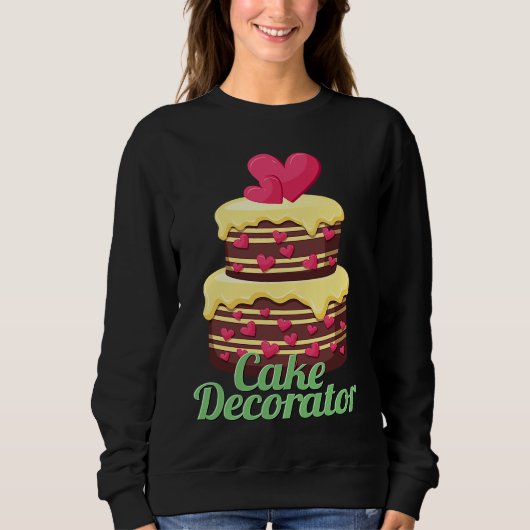 Cake Decorateur Bakker Bakend Gebak Trui (Voorkant)