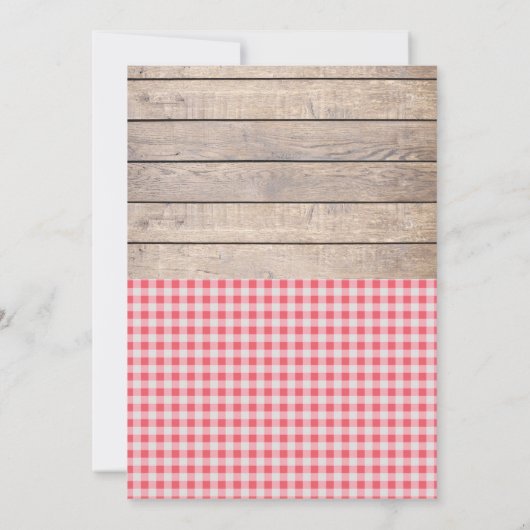 Cake Decorating Verjaardag Uitnodiging (Achterkant)