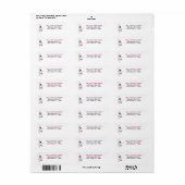 Cake Decorator Cook Culinair Leraar Retourlabels Etiket (Full Sheet)