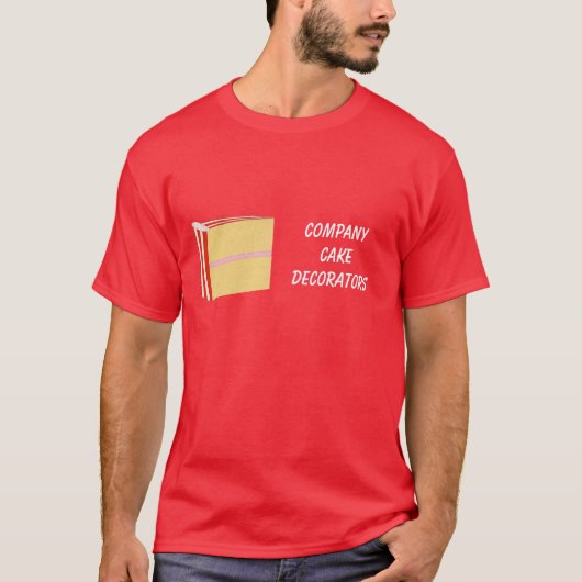 Cake Decorator Zakelijke Shirten T-shirt (Voorkant)