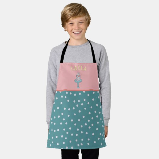 Cake Decoreren Kleurrijke Bake Off Schort (Gedragen)