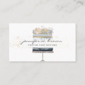 Cake Design Bakery Patisserie Cafe Pastry Visitekaartje (Voorkant)