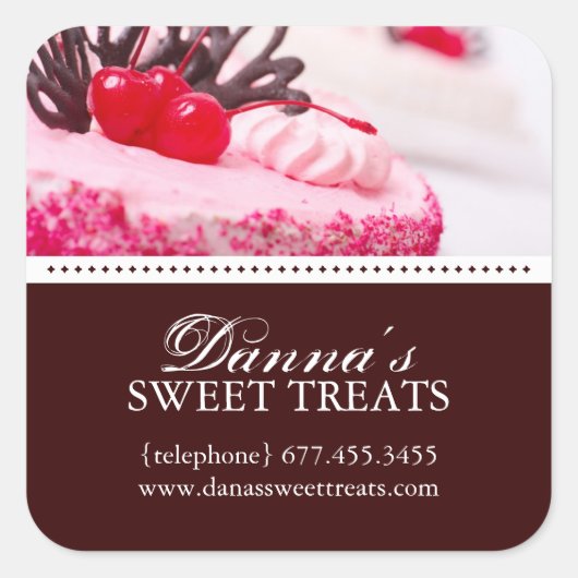 Cake Designer Box Stickers (Voorkant)