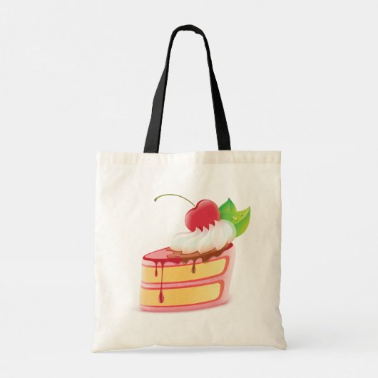 Cake Dessert Canvas tas (Achterkant)
