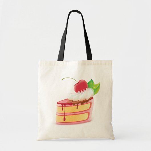 Cake Dessert Canvas tas (Voorkant)